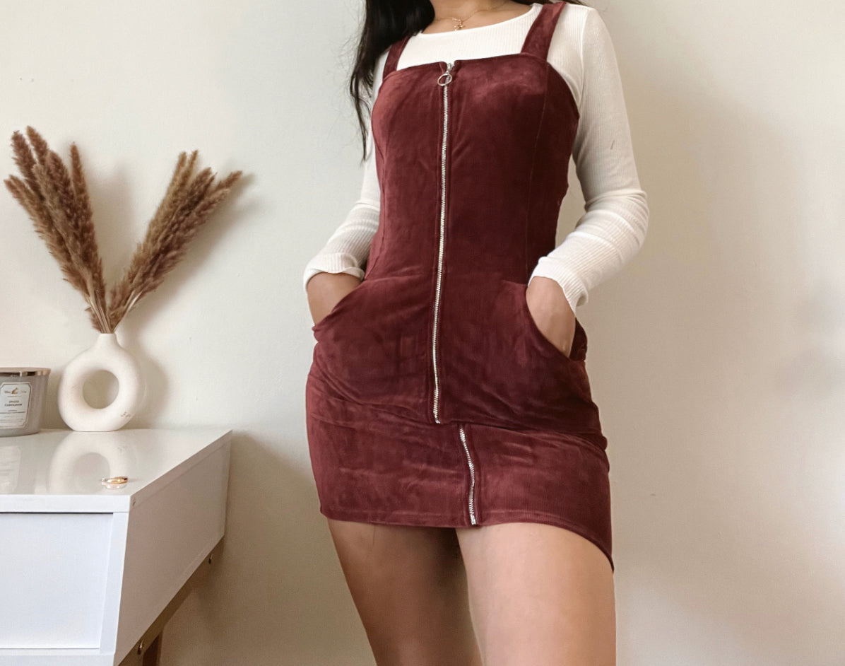 Vestido Autumn Bliss (Borgoña)