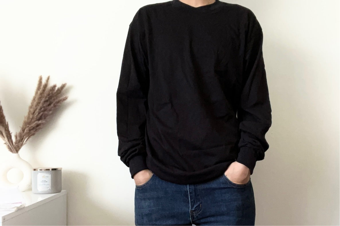 5 Pro manga larga (negro)