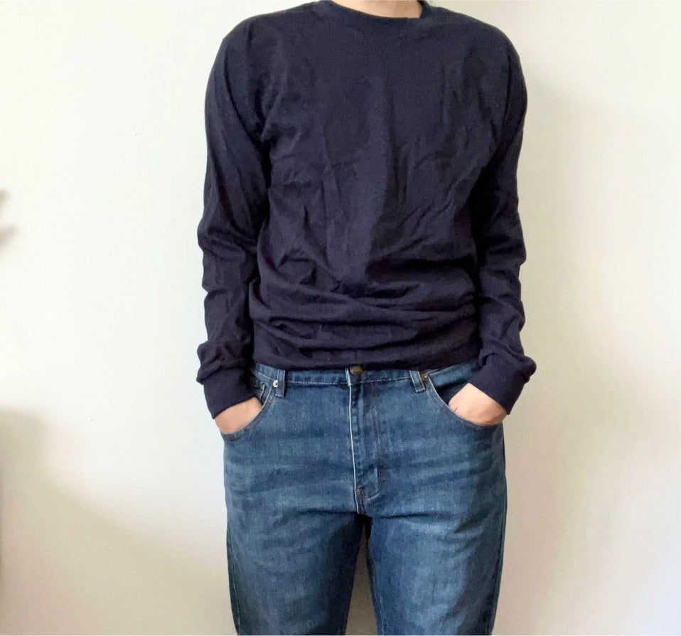 5 Pro manga larga (azul marino)